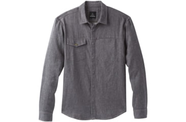 Image of prAna Lenny Overshirt - Mens, Gravel, Small, M21191485-GRA-S