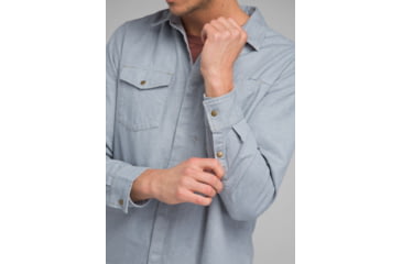 Image of prAna Lenny Overshirt - Mens, Vintage Blue, Extra Large, M21191485-VIBL-XL