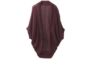 Image of prAna Lima Cardigan - Womens, Black Cherry Heather, Small, W13180529-BXHT-S