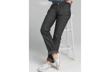 Image of prAna Lined Boyfriend Jean - Women's, Black, 8, W43180630-BLK-8