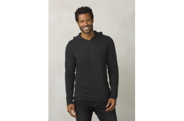 Image of prAna Hooded T-Shirt - Men's, Black, Small, M21181338-BLK-S