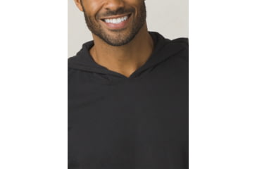 Image of Prana Long Sleeve Hood Mens, Black, Small, M21181338-BLK-S
