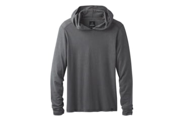 Image of prAna Hooded T-Shirt - Men's, Charcoal Heather, Extra Large, M21181338-CCHT-XL