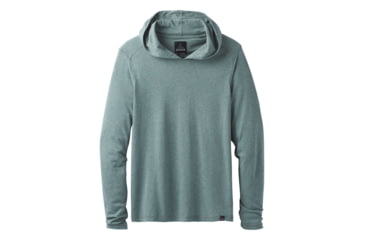 Image of prAna Long Sleeve Hood - Men's, Starling Green Heather, X-Large, M21181338-SRHT-XL