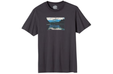 Image of prAna Lost Short Sleeve T-Shirt - Men's -Charcoal-Small