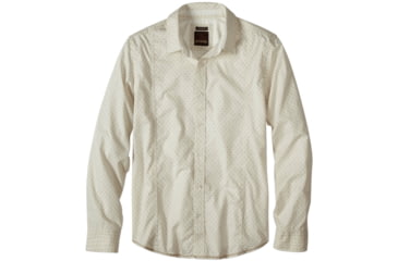 Image of prAna Lukas Slim Long Sleeve Shirt - Men's-Stone-Large