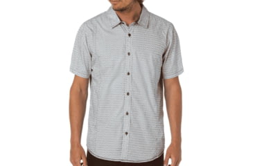 Image of prAna Lukas Slim Long Sleeve Shirt - Men's-Blue Ridge-XX-Large