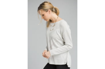 Image of prAna Mainspring Sweater - Womens, Bone Heather, XSmall, W23180538-BOHT-XS
