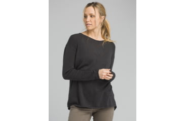 Image of prAna Mainspring Sweater - Women's, Charcoal Heather, XSmall, W23180538-CCHT-XS
