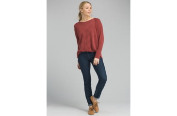Image of prAna Mainspring Sweater - Women's, Mulled Wine Heather, XSmall, W23180538-MWHT-XS