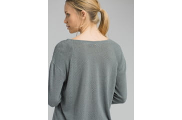 Image of prAna Mainspring Sweater - Womens, Weathered Blue Heather, XSmall, W23180538-WBHT-XS