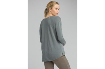 Image of prAna Mainspring Sweater - Women's, Weathered Blue Heather, XSmall, W23180538-WBHT-XS