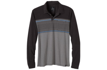 Image of prAna Marco Polo Long-Sleeve Shirt - Men's-Charcoal-Small