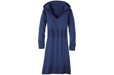Image of prAna Mariette Dress - Women's -Gray Indigo-Medium