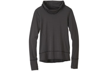 Image of prAna Marin Pullover Top - Women's-Black Stripe-Small