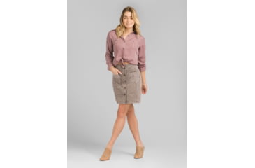 Image of prAna Merrigan Skirt - Womens, Mud, 2, W33190879-MUD-2