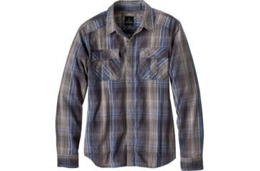 Image of prAna Midas Long Sleeve Shirt - Men's-Charcoal-Large