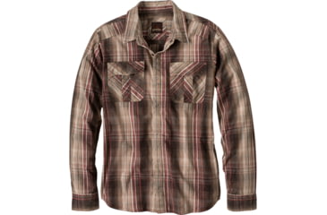 Image of prAna Midas Long Sleeve Shirt - Men's-Espresso-Large