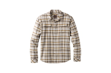 Image of prAna Miki Long Sleeve Flannel Shirt - Mens, Dark Khaki, XXLarge, M23181373-DKKH-XXL