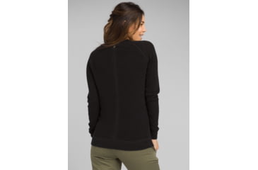 Image of prAna Milani Crew - Womens, Black Heather, Large, W23190868-BKHT-L