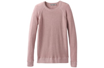 Image of prAna Milani Crew - Womens, Light Mauve Heather, Small, W23190868-LMHT-S