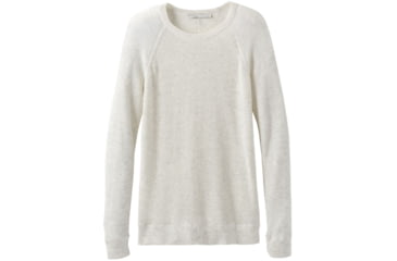 Image of prAna Milani Crew - Womens, Moonlight Heather, Small, W23190868-MLHT-S