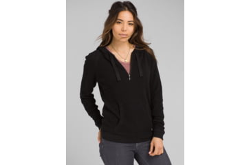 Image of prAna Milani Hoodie - Womens, Black Heather, Large, W23190869-BKHT-L