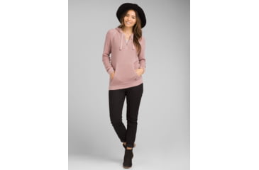 Image of prAna Milani Hoodie - Womens, Light Mauve Heather, Medium, W23190869-LMHT-M
