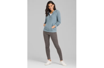Image of prAna Milani Hoodie - Womens, Vintage Blue Heather, Small, W23190869-VBHT-S