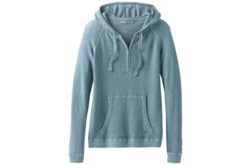 Image of prAna Milani Hoodie - Womens, Vintage Blue Heather, Small, W23190869-VBHT-S