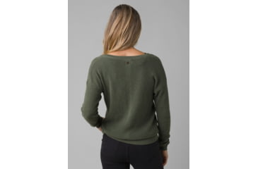 Image of prAna Milani Vneck Sweater, Kale, Small, W23202218-KALE-S