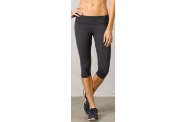 Image of prAna Misty Knicker - Women's-Charcoal Heather-Small