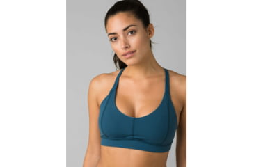Image of prAna Momento Bra - Womens, Atlantic, Large, W11190769-ATL-L