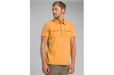 Image of prAna Montroyal Polo, Curry, XLarge, M11191470 -704-XL