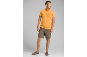 Image of prAna Montroyal Polo, Curry, XLarge, M11191470 -704-XL