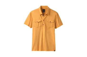 Image of prAna Montroyal Polo - Mens, Curry, Large, M11191470 -704-L