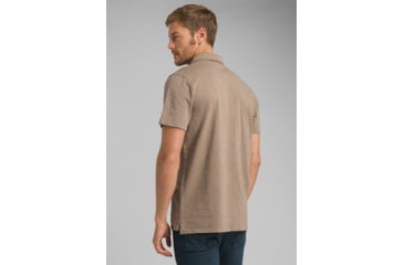 Image of prAna Montroyal Polo - Mens, Mud, Small, M11191470 -215-S