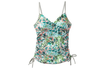 Image of prAna Moorea Tankini Swim Top - Womens, Cargo Green Bali, Large, W1MOOR113-CGBA-L
