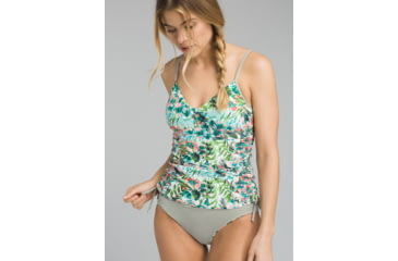 Image of prAna Moorea Tankini Swim Top - Women's, Cargo Green Bali, Large, W1MOOR113-CGBA-L