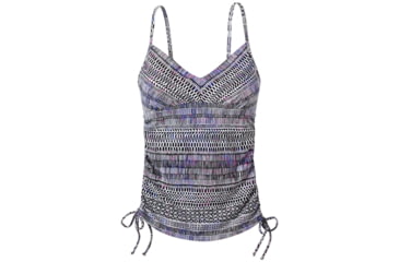 Image of prAna Moorea Tankini Top - Women's-Black Driftwood-Small