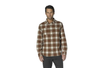 Image of prAna Morrison Long Sleeve - Men's-Rust-Small