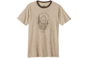 Image of prAna Muir Ringer T-Shirt - Men's -Stone-Small