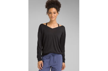 Image of prAna Nelli Top - Womens, Black, Small, W23190963-BLK-S