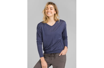 Image of prAna Nelli Top - Womens, Midnight Dew, Medium, W23190963-MNDW-M