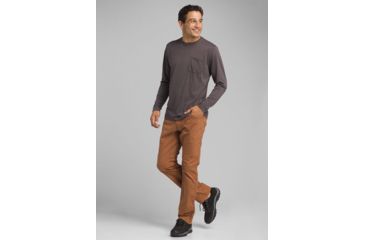 Image of prAna Neriah Long Sleeve Crew, Charcoal, XXLarge, M21191532 -010-XXL