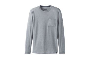 Image of prAna Neriah Long Sleeve Crew - Mens, Silver Spray, Small, M21191532 -049-S