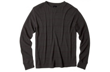Image of prAna Ninebark Longsleeve Crew - Men's-Charcoal-Small