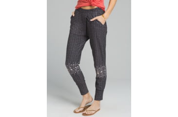 Image of prAna On The Road Pant - Women's, Black Derby, Large, W43180579-BKDB-L