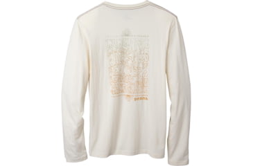 Image of prAna Organic Crew Neck Longsleeve Shirt - Men's-Stone-Small