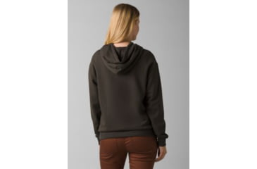 Image of prAna Organic Graphic Hoodie - Women's, Medium, Washed Black Mountain, 1967741-001-M